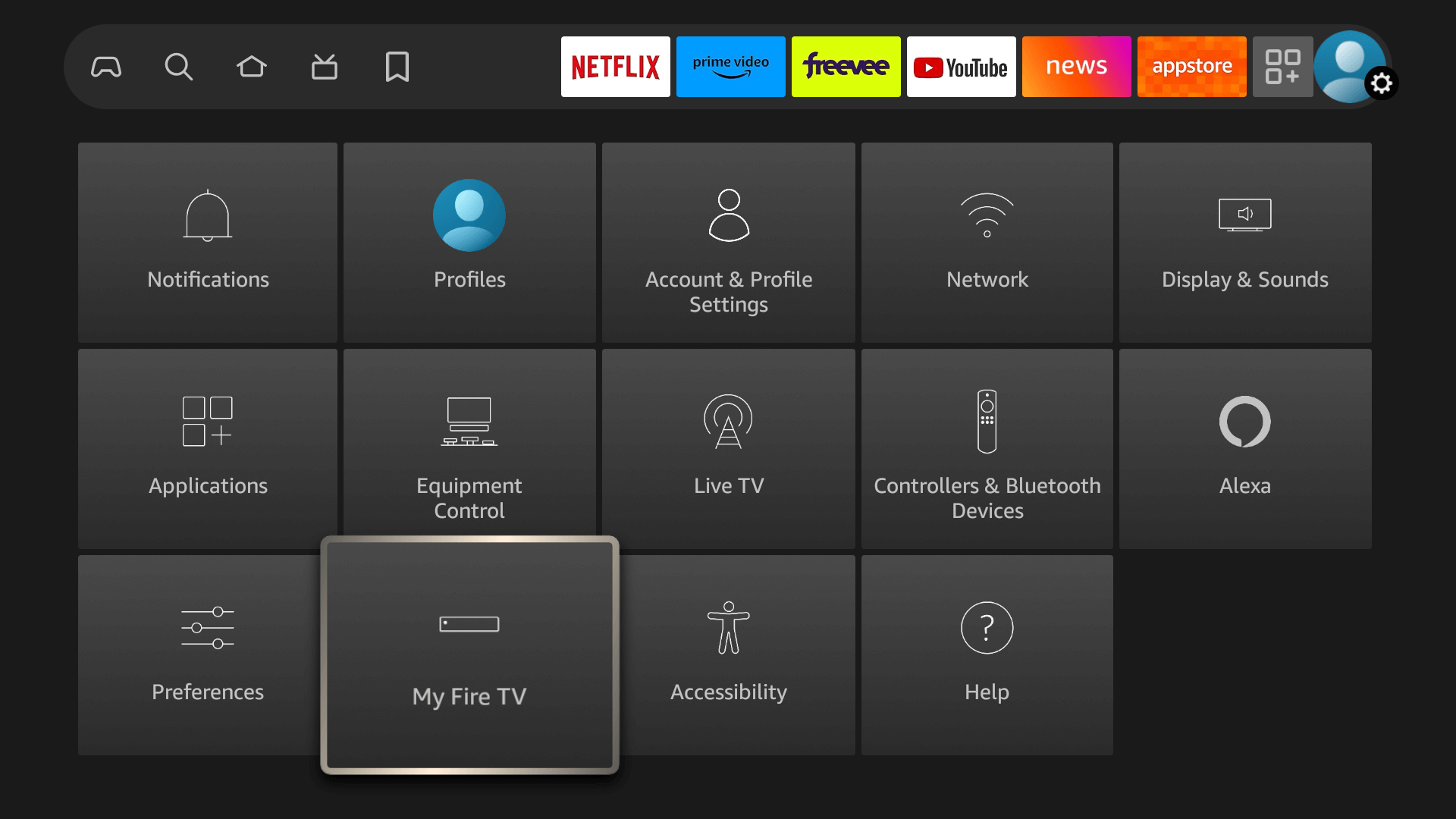 Firestick Home Screen Settings